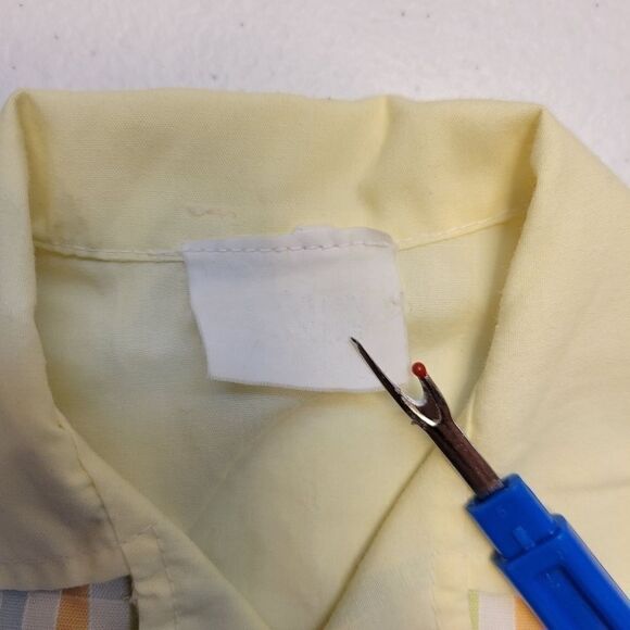 VINTAGE 1950s or 60s Newborn Button Down - Picture 4 of 7